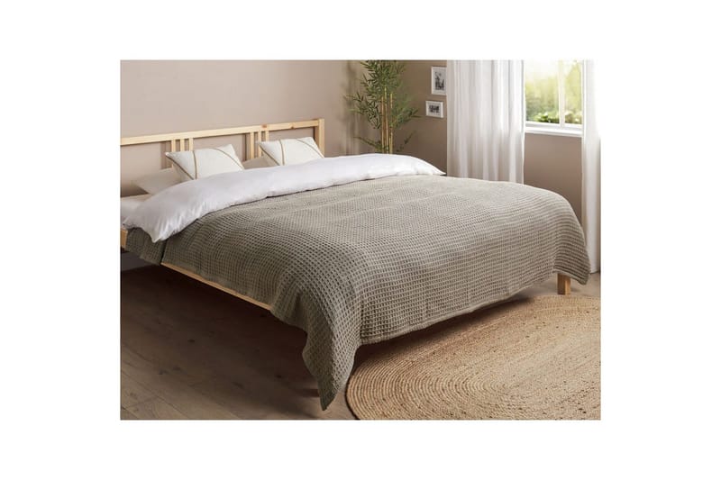 Sängöverkast Chagyl Taupe, 200x220 cm - Taupe, 200x220 cm - Textilier & mattor - Sängkläder - Överkast - Överkast dubbelsäng