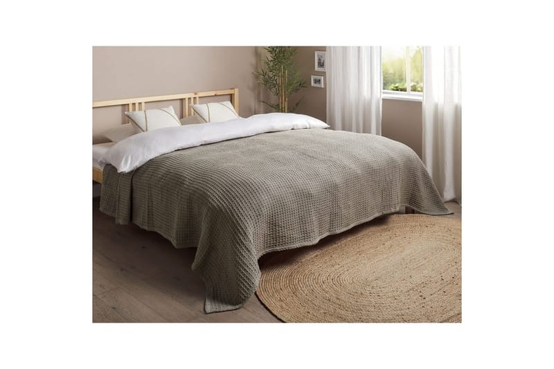 Sängöverkast Chagyl Taupe, 220x240 cm - Taupe, 220x240 cm - Textilier & mattor - Sängkläder - Överkast - Överkast dubbelsäng