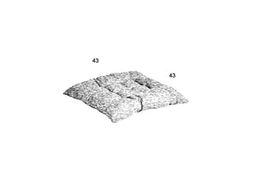 Sittdyna Fritab Palma - Taupe - Utemöbler - Dynor - Ryggdynor & sittdynor utemöbler