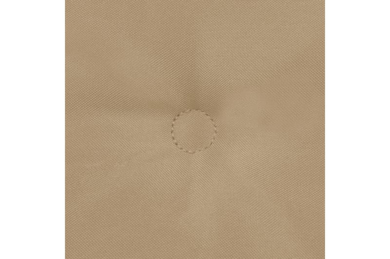 Dynor för trädgårdsstolar 2 st beige 100x50x3 cm - Beige - Utemöbler - Dynor - Ryggdynor & sittdynor utemöbler