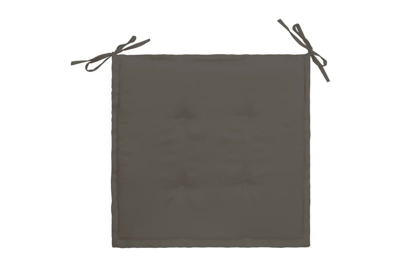 Dynor för trädgårdsstolar 4 st antracit 40x40x3 cm - Grå - Utemöbler - Dynor - Ryggdynor & sittdynor utemöbler