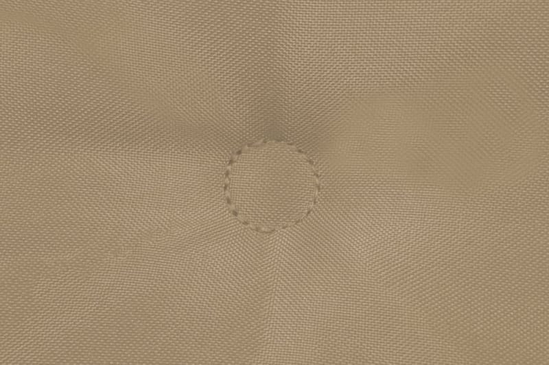 Dynor för trädgårdsstolar 4 st beige 120x50x3 cm - Beige - Utemöbler - Dynor - Ryggdynor & sittdynor utemöbler