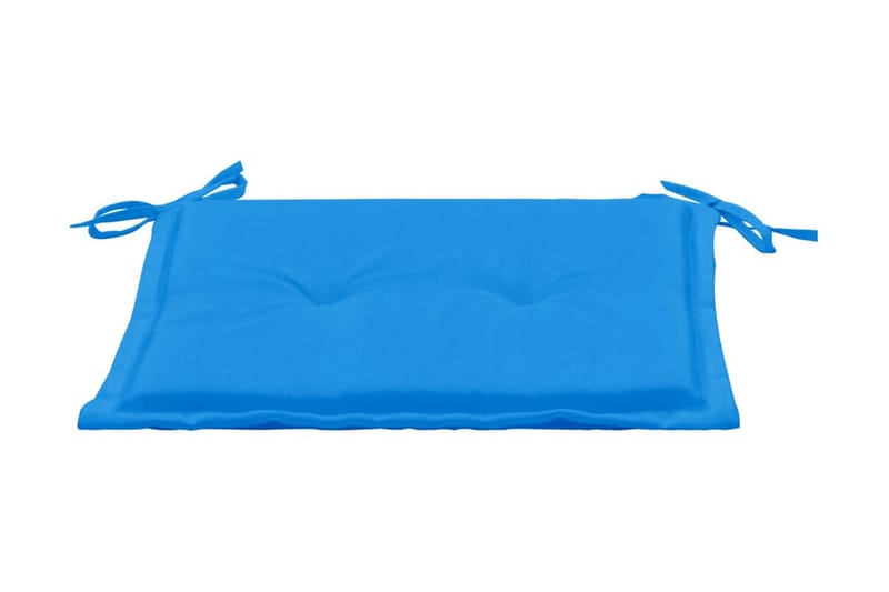 Dynor för trädgårdsstolar 4 st blå 40x40x3 cm - Blå - Utemöbler - Dynor - Ryggdynor & sittdynor utemöbler