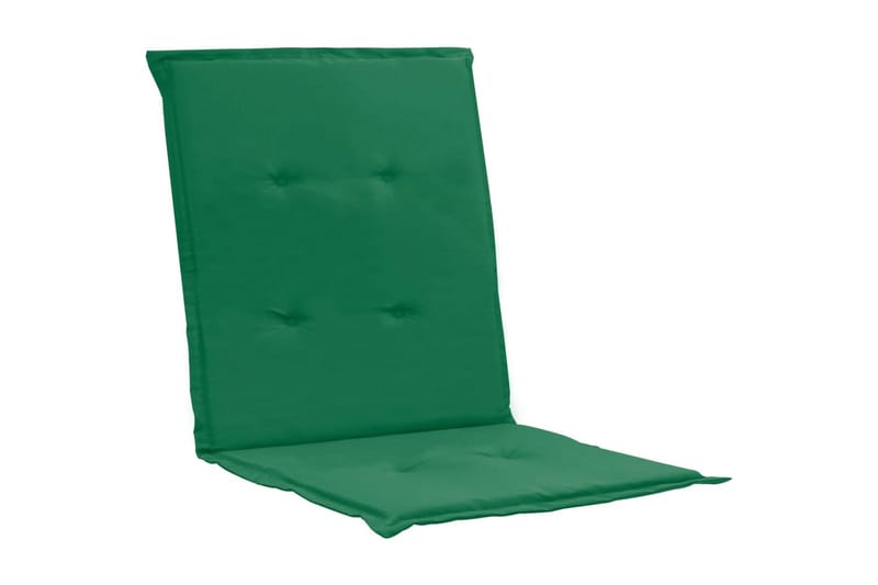 Dynor för trädgårdsstolar 4 st grön 100x50x3 cm - Grön - Utemöbler - Dynor - Ryggdynor & sittdynor utemöbler