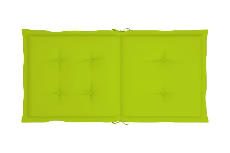 Dynor för trädgårdsstolar 4 st ljusgrön 100x50x4 cm - Grön - Utemöbler - Utestolar & fåtöljer - Matstolar ute