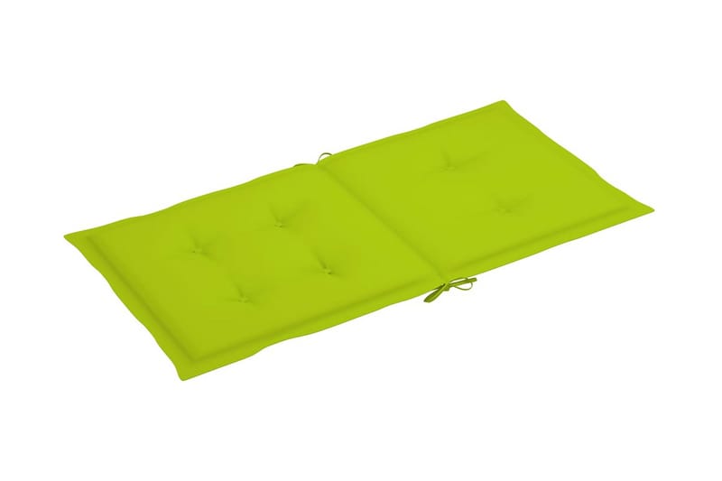 Dynor för trädgårdsstolar 4 st ljusgrön 100x50x4 cm - Grön - Utemöbler - Utestolar & fåtöljer - Matstolar ute