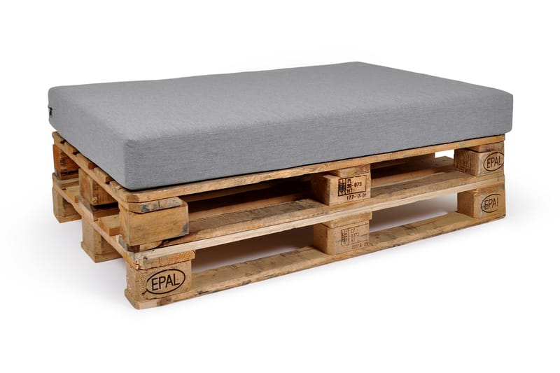 ROYAL PALLE Sitsdyna 120x80 cm Vattenavvisande Ljusgrå - Fritab - Utemöbler - Dynor - Ryggdynor & sittdynor utemöbler