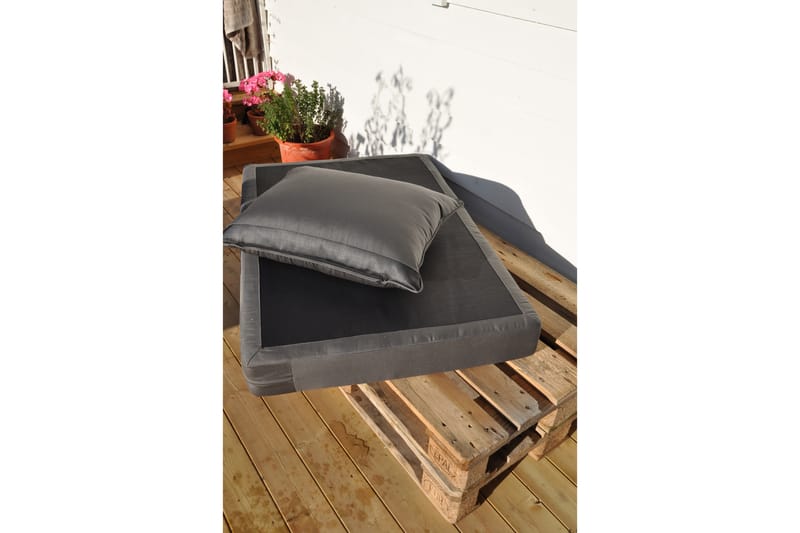 ROYAL PALLE Sitsdyna 120x80 cm Vattenavvisande Svart - Fritab - Utemöbler - Dynor - Ryggdynor & sittdynor utemöbler