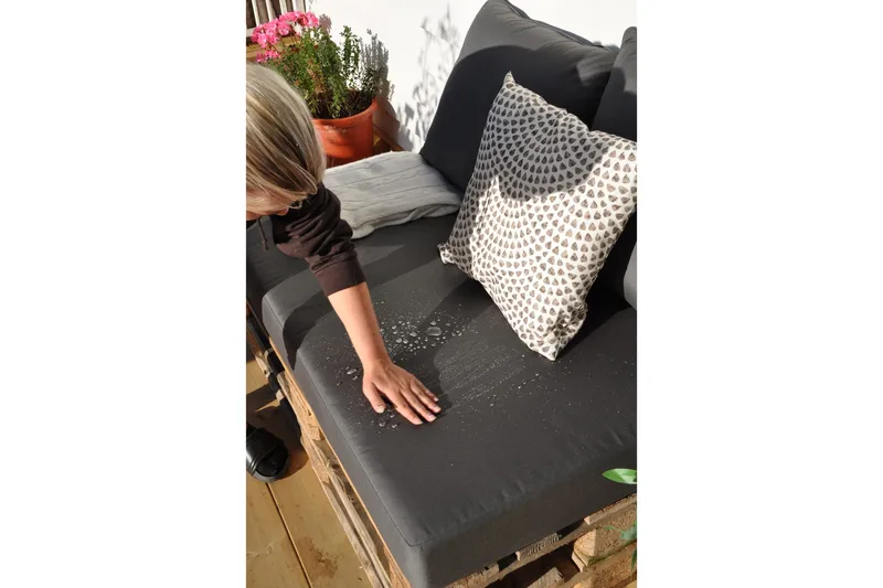 Royal Palle Sitsdyna 120x80 cm Vattenavvisande Svart - Fritab - Utemöbler - Dynor - Ryggdynor & sittdynor utemöbler