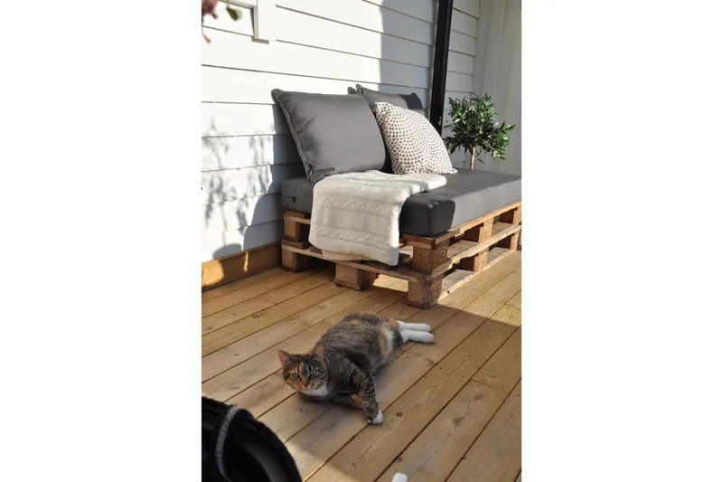 Royal Palle Sitsdyna 120x80 cm Vattenavvisande Svart - Fritab - Utemöbler - Dynor - Ryggdynor & sittdynor utemöbler