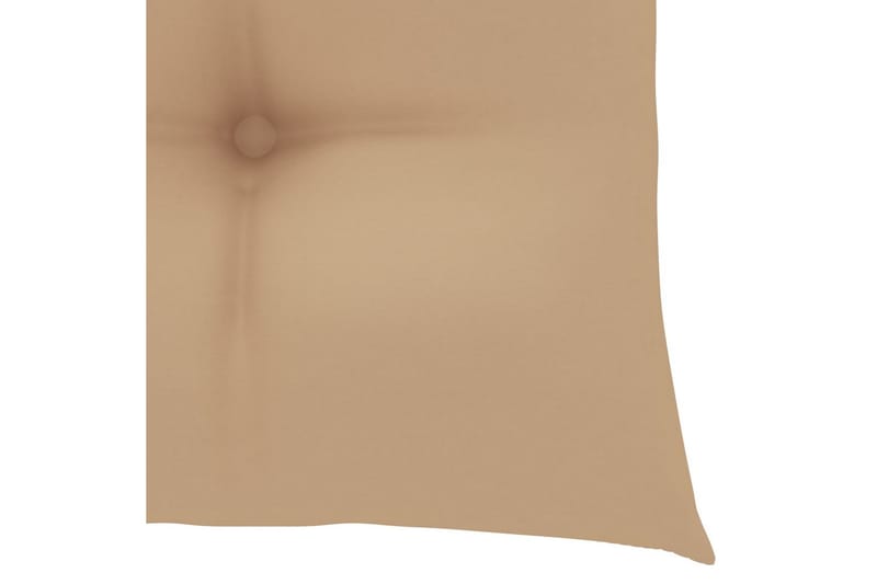 Stolsdynor 4 st beige 50x50x7 cm tyg - Beige - Utemöbler - Dynor - Ryggdynor & sittdynor utemöbler