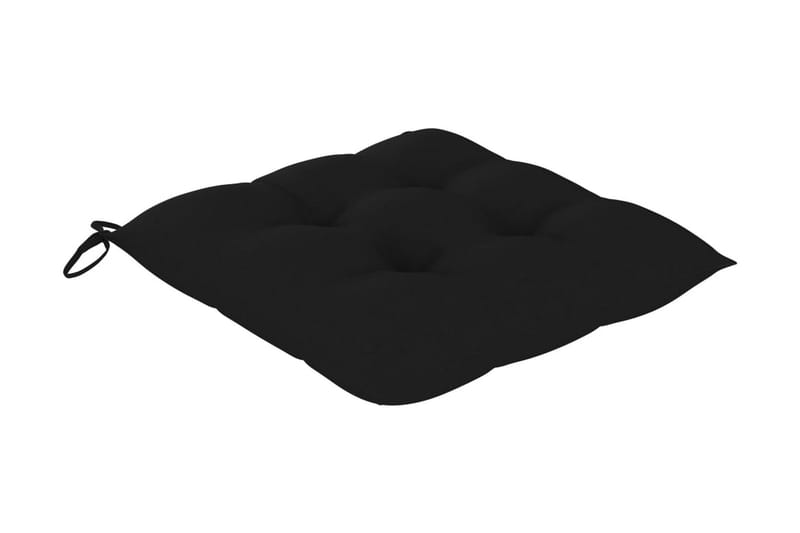 Stolsdynor 6 st svart 40x40x7 cm tyg - Svart - Utemöbler - Dynor - Ryggdynor & sittdynor utemöbler