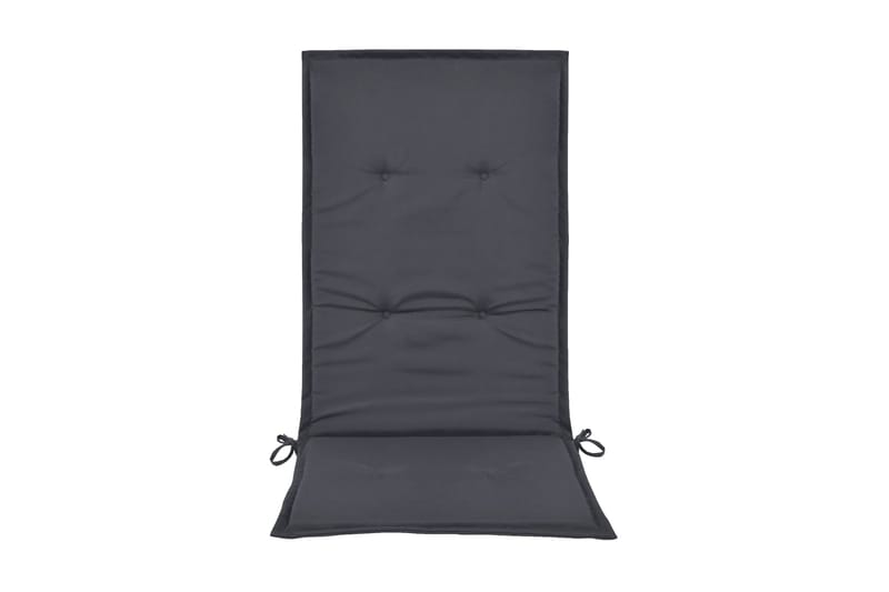 Stolsdynor för trädgården 2 st 120x50x3 cm antracit - Grå - Utemöbler - Dynor - Ryggdynor & sittdynor utemöbler