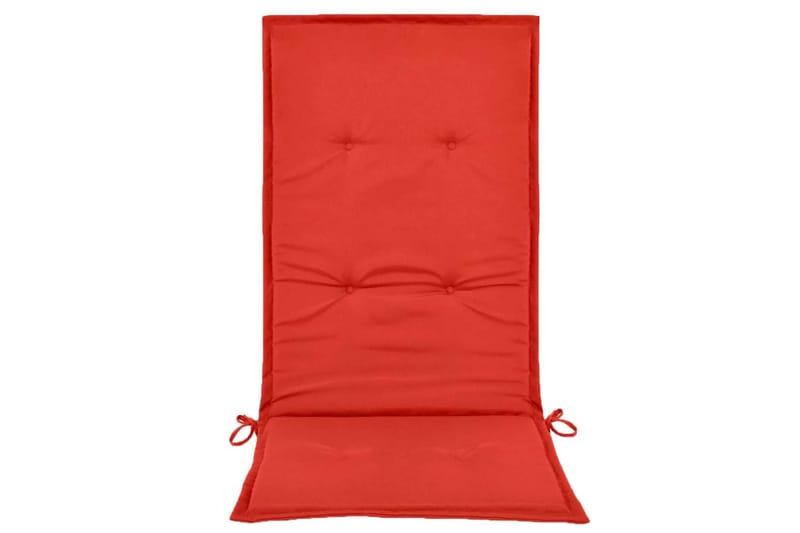 Stolsdynor för trädgården 2 st 120x50x3 cm röd - Röd - Utemöbler - Dynor - Ryggdynor & sittdynor utemöbler