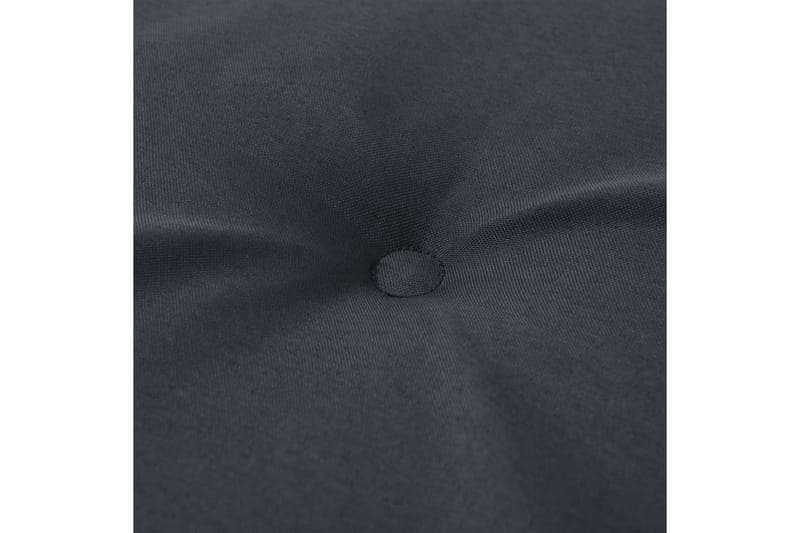 Stolsdynor för trädgården 4 st 120x50x3 cm antracit - Grå - Utemöbler - Dynor - Ryggdynor & sittdynor utemöbler