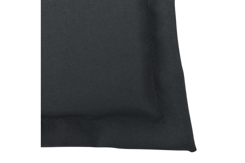Stolsdynor för trädgården 4 st 120x50x3 cm antracit - Grå - Utemöbler - Dynor - Ryggdynor & sittdynor utemöbler