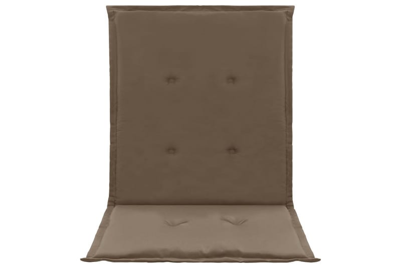 Stolsdynor för trädgården 4 st taupe 100x50x3 cm - Brun - Utemöbler - Dynor - Ryggdynor & sittdynor utemöbler