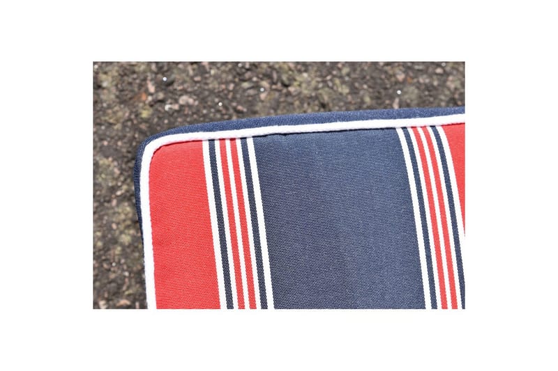 Soffdyna med ryggstöd Excellent Maxi Hög Rygg - Röd och Blå-randig - Utemöbler - Dynor - Solstolsdynor - Däckstolsdynor