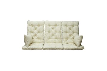 Soffdyna med ryggstöd Maxi Hög Rygg med Sidokuddar Beige - Beige - Utemöbler - Dynor - Hammockdynor