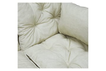 Soffdyna med ryggstöd Maxi Hög Rygg med Sidokuddar Beige - Beige - Utemöbler - Dynor - Hammockdynor