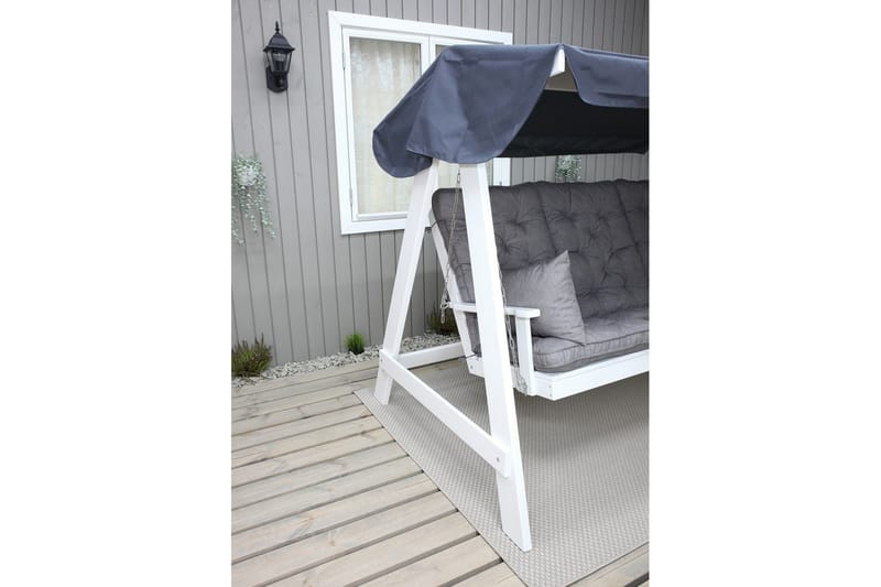 Soffdyna med ryggstöd Maxi Hög Rygg med Sidokuddar - Grå - Utemöbler - Dynor - Övriga dynor