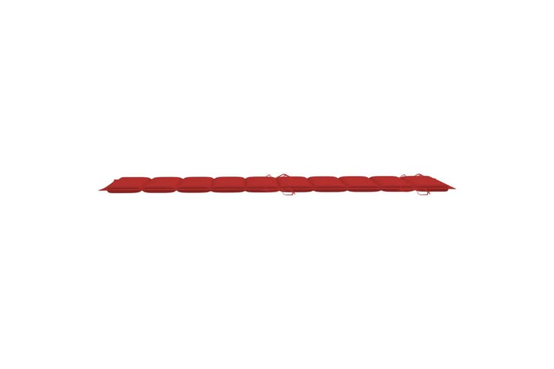 Solsängsdyna röd 186x58x3 cm - Röd - Utemöbler - Dynor - Solsängsdynor