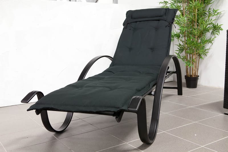 Canyon Solsängsdyna med nackkudde Fritab Black - Utemöbler - Dynor - Solsängsdynor