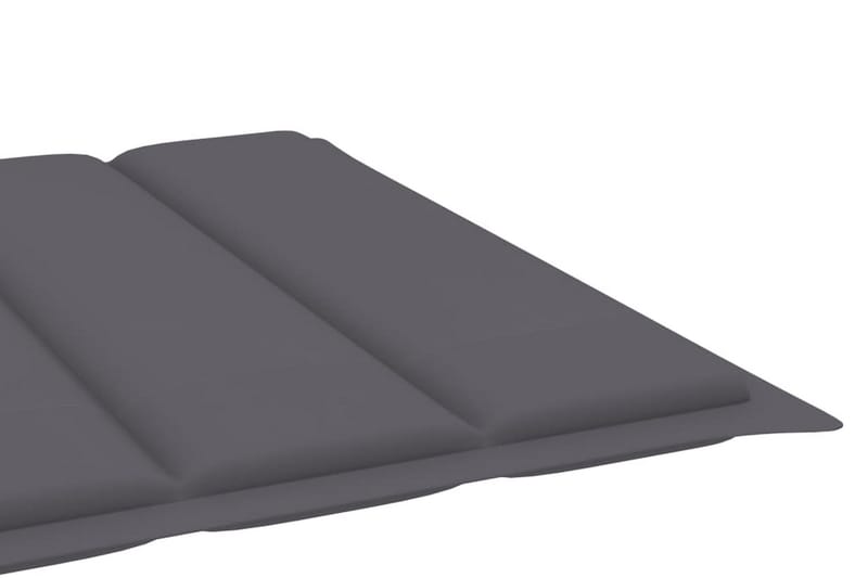 Solsängsdyna antracit 200x60x3 cm tyg - Grå - Utemöbler - Dynor - Solsängsdynor