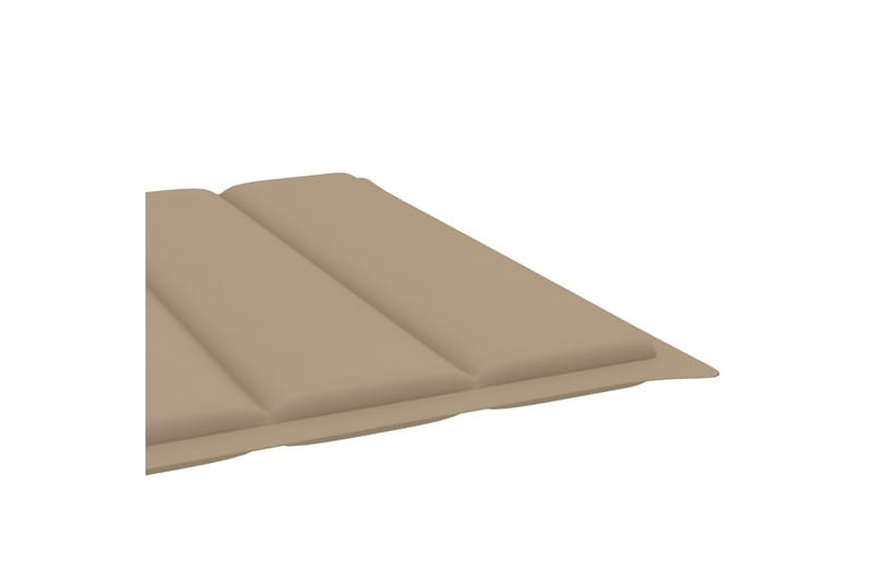 Solsängsdyna beige 200x70x3 cm tyg - Beige - Utemöbler - Dynor - Solsängsdynor