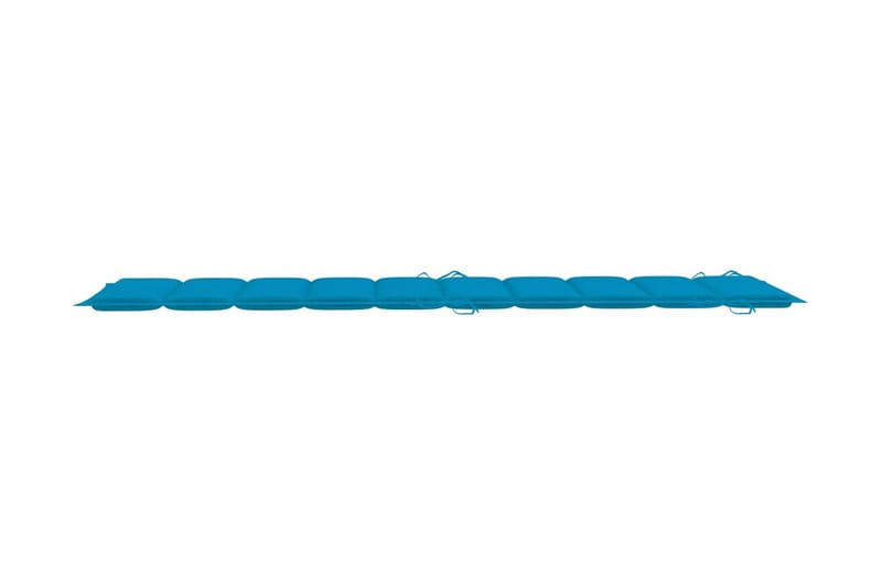 Solsängsdyna blå 186x58x3 cm - Blå - Utemöbler - Dynor - Solsängsdynor