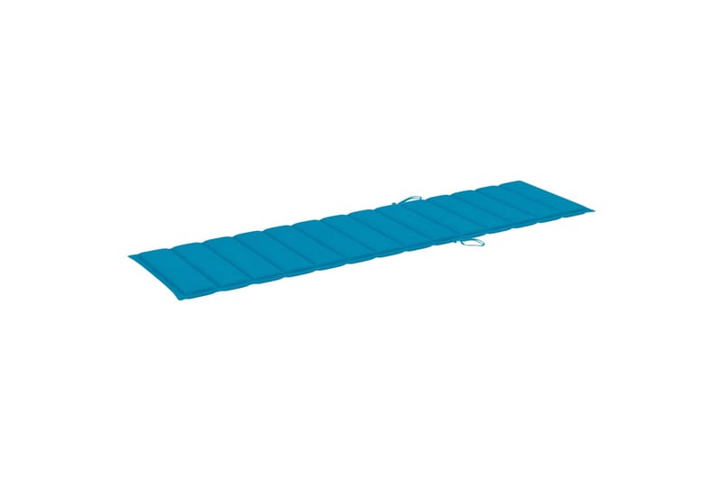 Solsängsdyna blå 200x50x3 cm tyg - Blå - Utemöbler - Dynor - Solsängsdynor
