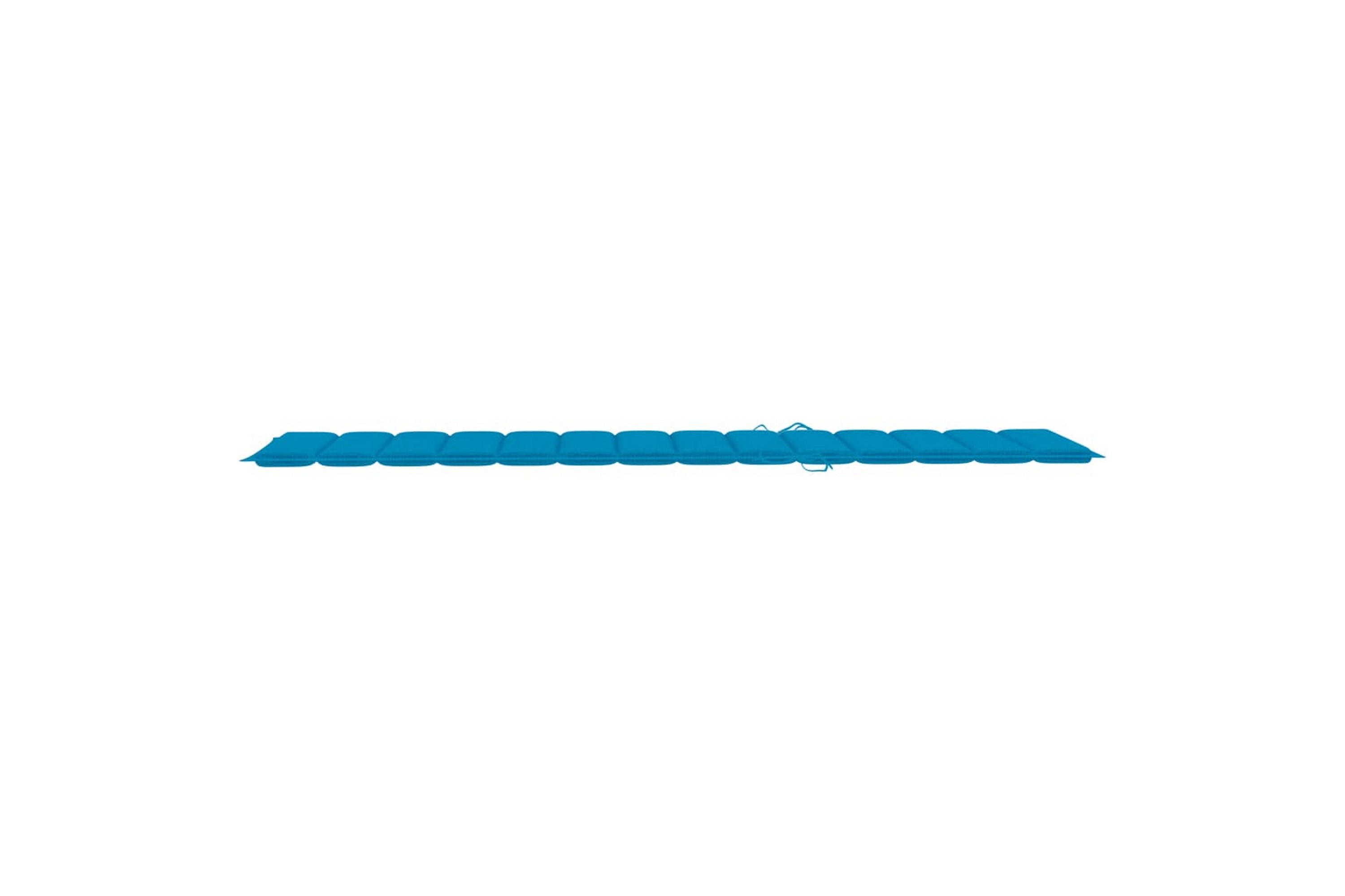 Be Basic Solsängsdyna blå 200x50x3 cm tyg – Blå