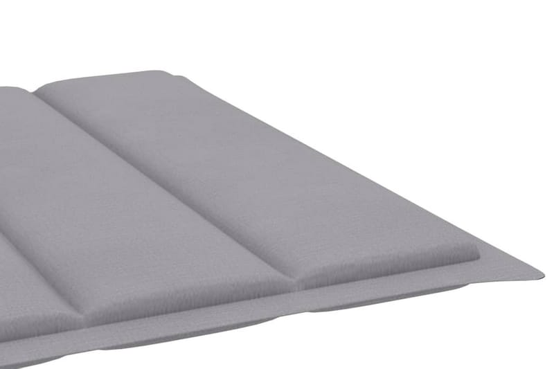 Solsängsdyna grå 200x60x3 cm tyg - Grå - Utemöbler - Dynor - Solsängsdynor