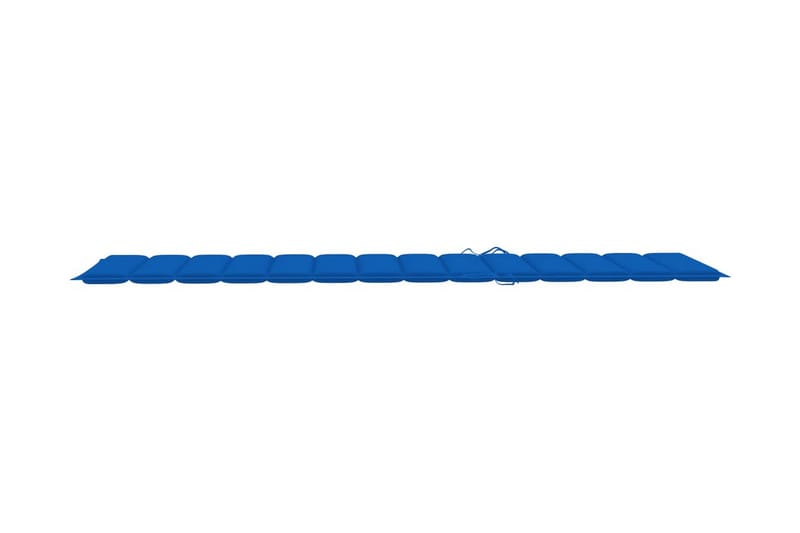 Solsängsdyna kungsblå 200x60x3 cm tyg - Blå - Utemöbler - Dynor - Solsängsdynor