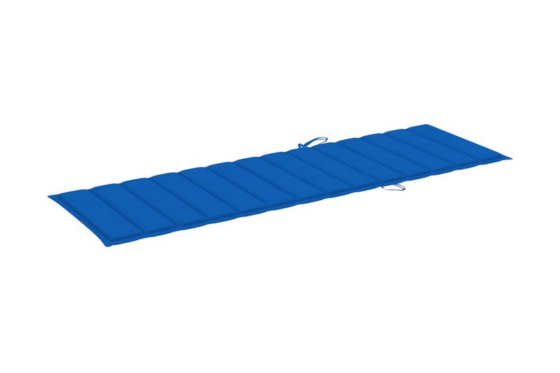 Solsängsdyna kungsblå 200x60x3 cm tyg - Blå - Utemöbler - Dynor - Solsängsdynor
