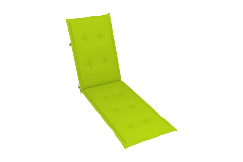 Solsängsdyna ljusgrön (75+105)x50x3 cm - Grön - Utemöbler - Dynor - Solsängsdynor