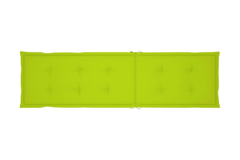 Solsängsdyna ljusgrön (75+105)x50x3 cm - Grön - Utemöbler - Dynor - Solsängsdynor