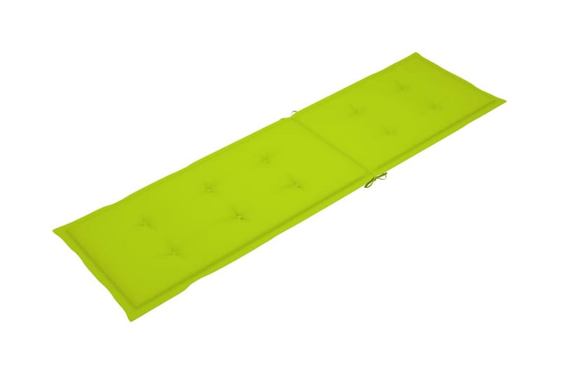 Solsängsdyna ljusgrön (75+105)x50x3 cm - Grön - Utemöbler - Dynor - Solsängsdynor