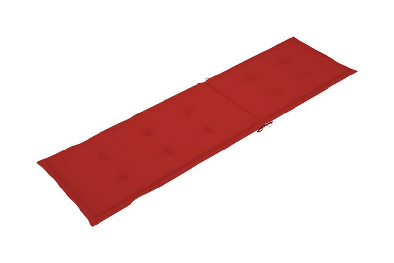 Solsängsdyna röd (75+105)x50x3 cm - Röd - Utemöbler - Dynor - Solsängsdynor