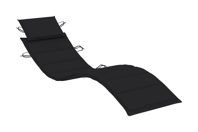 Solsängsdyna svart 186x58x3 cm - Svart - Utemöbler - Dynor - Solsängsdynor