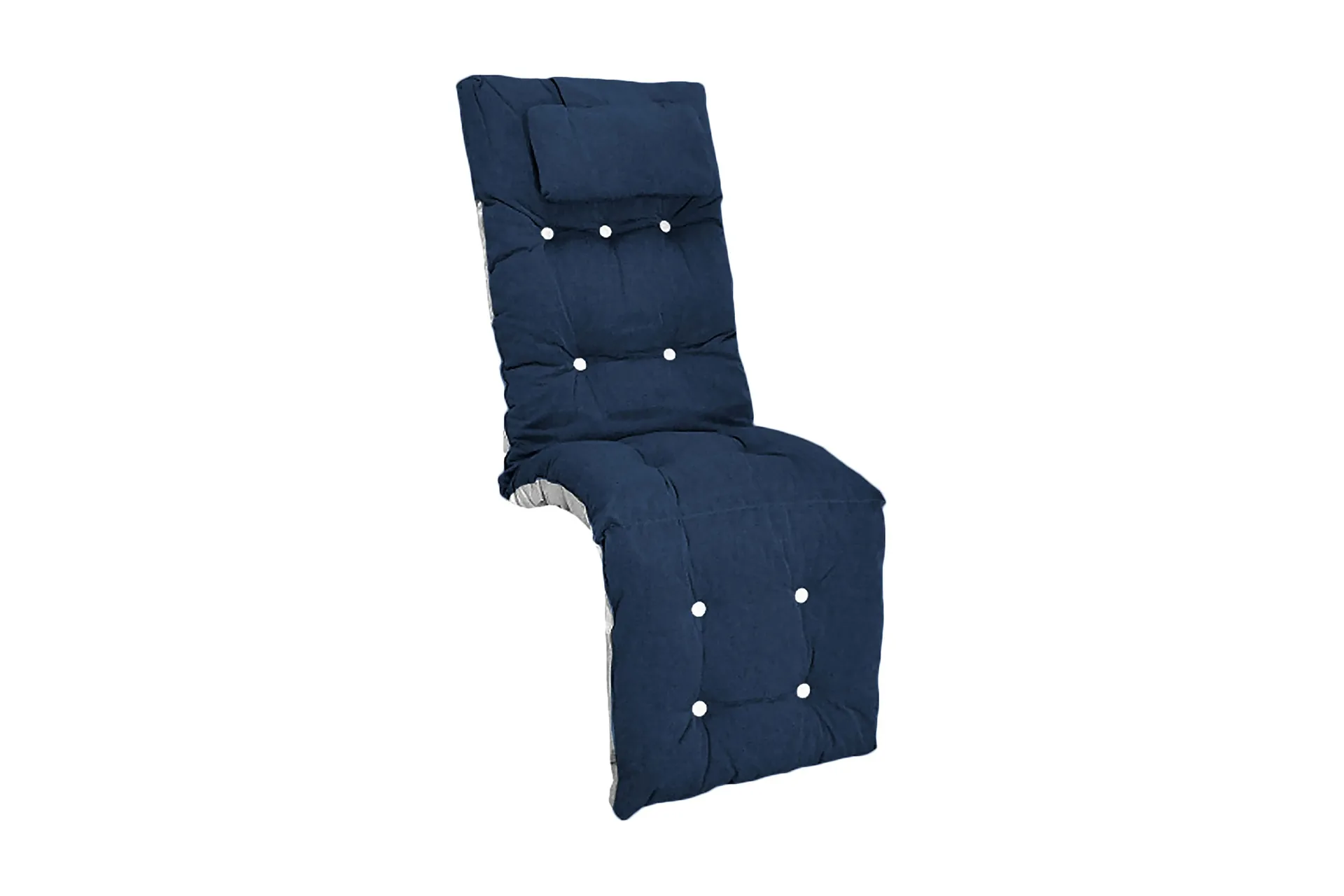 Baden baden-dyna Fritab Baden-Baden Flockdyna med nackkudde Marine -