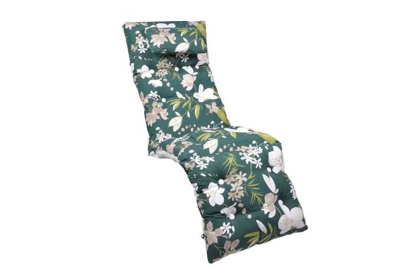 Flockstoppad Baden baden-dyna 50 Grön - FRITAB - Utemöbler - Dynor - Solstolsdynor - Baden baden dynor