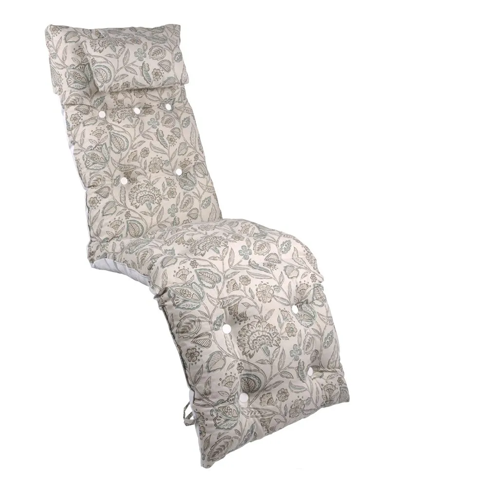 Baden baden flockdyna med Nackkudde utomhus - Beige