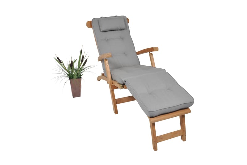 Hema Däckstolsdyna 50 cm - Grå - Utemöbler - Dynor - Solstolsdynor - Däckstolsdynor