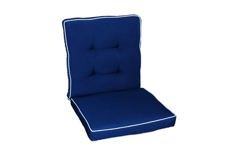 Stolskudde med ryggstöd Excellent Midi Låg Rygg, Blå