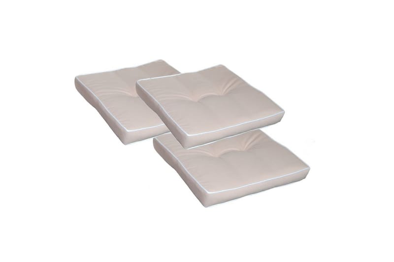 Stolskudde Excellent 3-pack Beige - Beige - Utemöbler - Dynor - Ryggdynor & sittdynor utemöbler