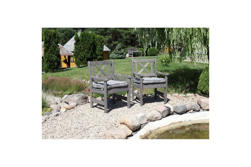 Stolskudde Malmö - Grå - Utemöbler - Dynor - Ryggdynor & sittdynor utemöbler