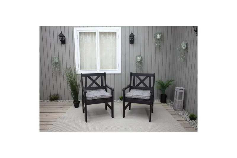 Stolskudde Malmö - Grå - Utemöbler - Dynor - Ryggdynor & sittdynor utemöbler