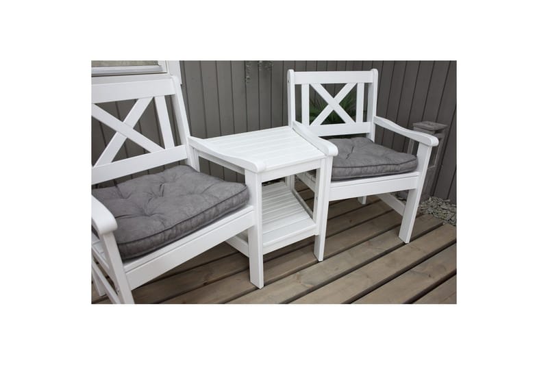 Stolskudde Malmö, grå - Utemöbler - Dynor - Ryggdynor & sittdynor utemöbler