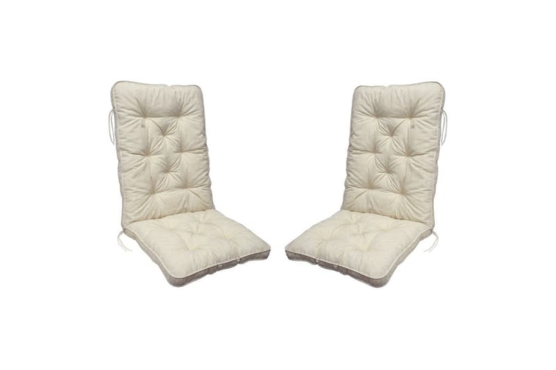 Stolskudde med ryggstöd Malmö Maxi Hög Rygg Beige - Beige - Utemöbler - Dynor - Övriga dynor